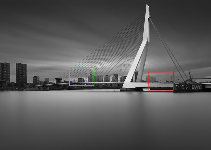 Erasmus Bridge Long Exposure with Phase One
