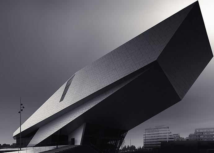 My fine art interpretation of the Eye Amsterdam (c) Joel Tjintjelaar