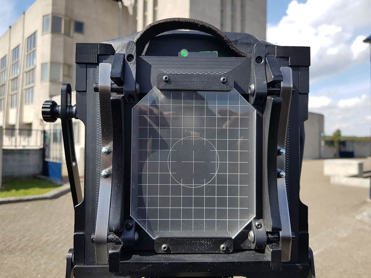 Large Format Back View Ground Glass
