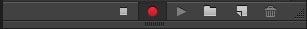 stop recording an action in photoshop