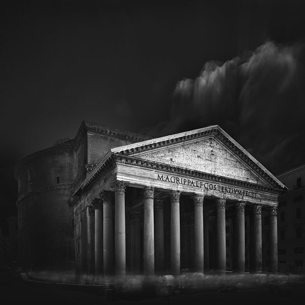 Visual acoustics XI Pantheon Rome by Joel Tjintjelaar