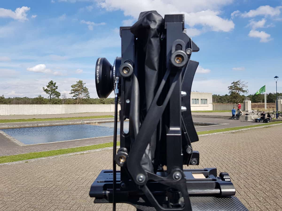 large format camera wide angle bellows