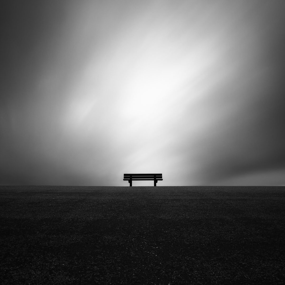Zenith black and white long exposure