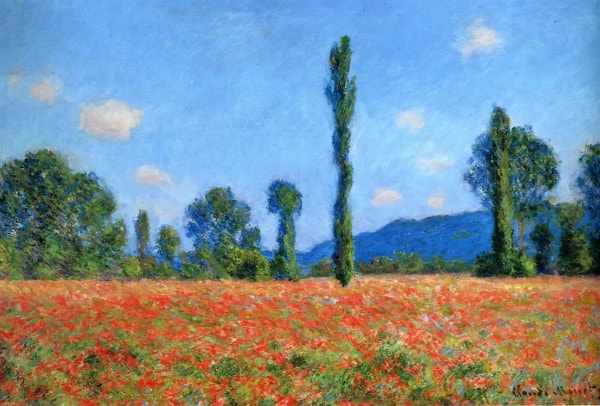 Claude Monet Poppy Field
